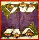 114 Winterlandschaft - 3-lagig (rot)